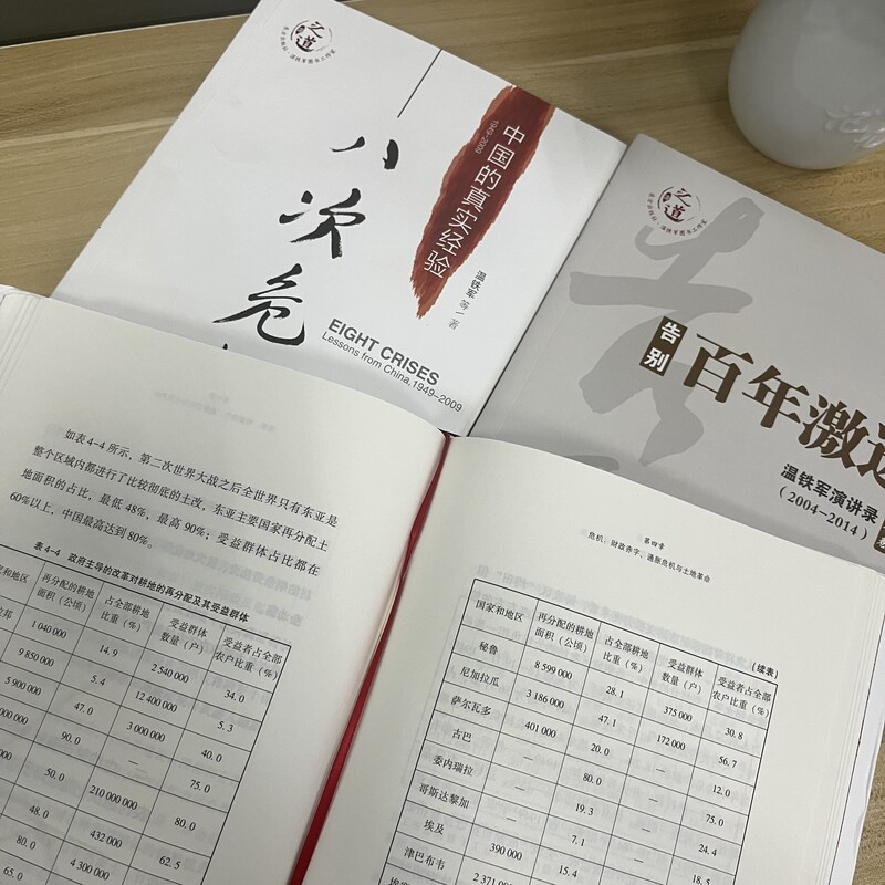 [正版]温铁军三部曲八次危机+去依附+告别百年激进温铁军经济理论中国经济概况中国经济危机土改现代化危机明公农村现代化书