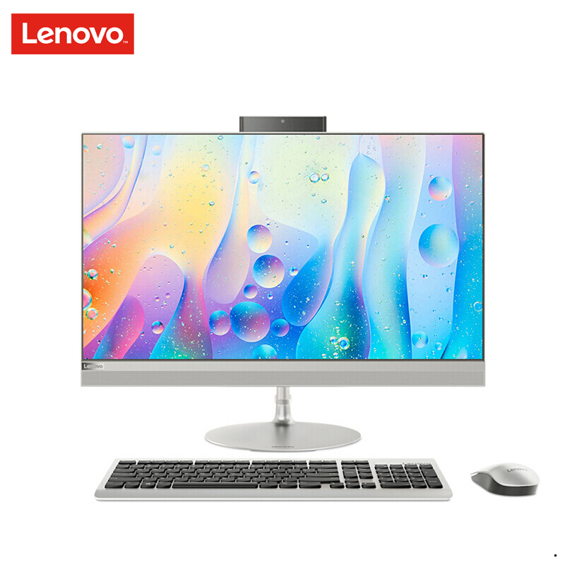 联想(Lenovo) AIO520-27 I5-8400T/8G/2T+128G/4G独显/无线键鼠/27英寸QHD/银色/商务办公学习个人家用企业采购致美一体机台式电脑高清大图