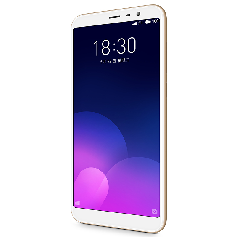 Meizu/魅族 魅蓝6T 4GB+32GB 香槟金 全面屏移动联通电信4G全网通手机高清大图