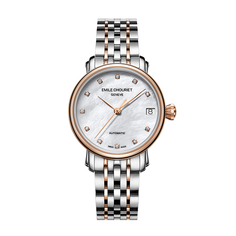 (emile chouriet)瑞士艾米龙表莱蒙系列女士机械表01.1168.l30.6.46.