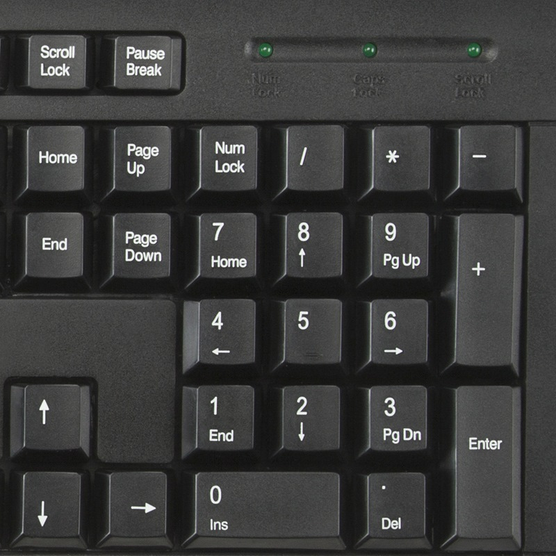 惠普(HP)K1500有线单键盘 笔记本台式机电脑办公商务键盘 黑色