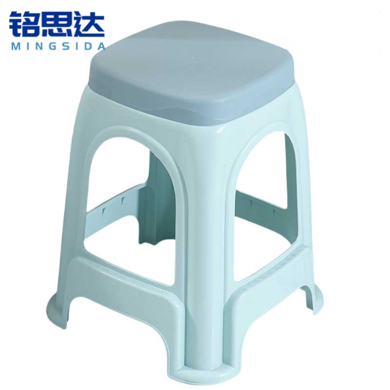 铭思达塑料凳蓝色个高清大图