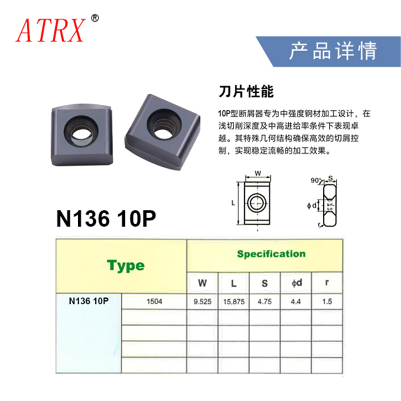 ATRX 刀片 N136 10P 片高清大图