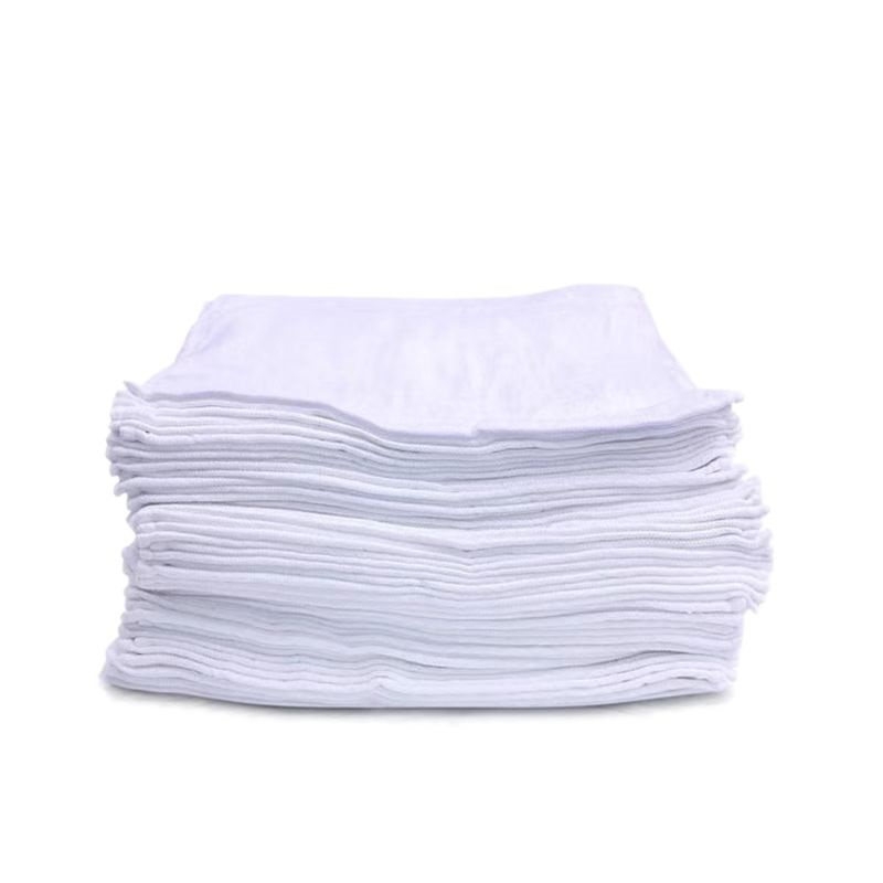 铁义 抹布（白色纯棉方巾适用于酒店50块装） 300*300mm 件