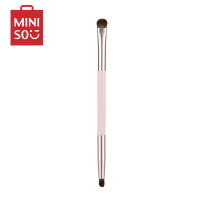 名创优品(miniso) 小布丁超柔软化妆刷套装散粉眼影高光遮瑕修容刷[双头眼影刷]