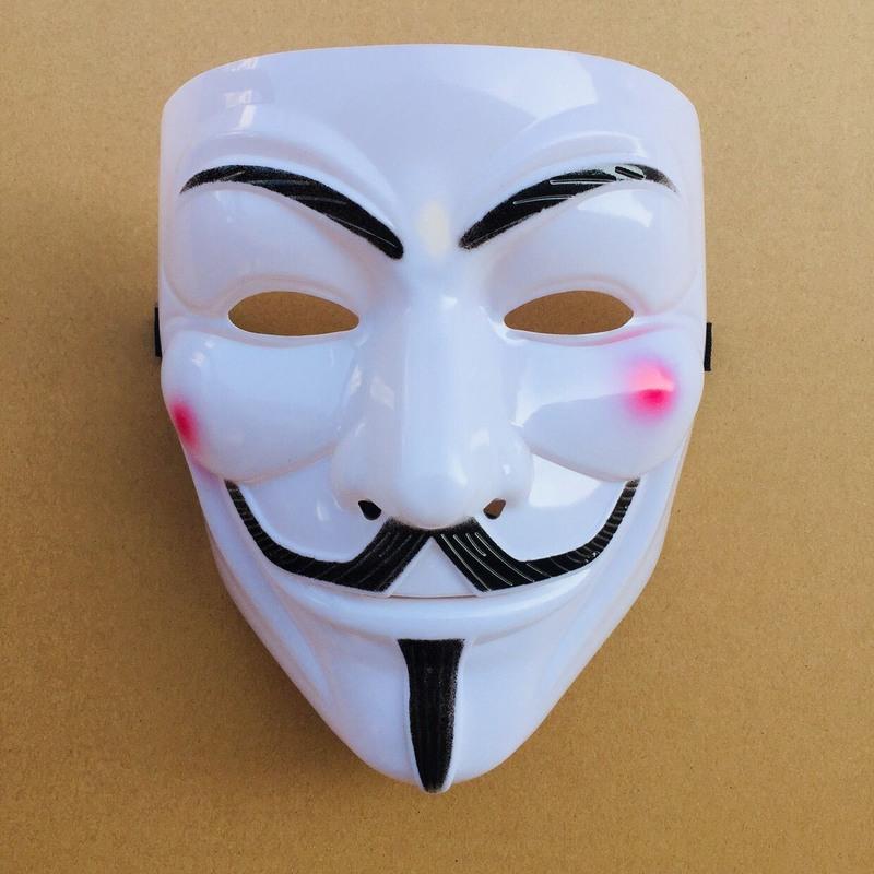 万圣节成人面具恐怖v字仇杀般若新款派对聚会小丑骷髅街舞男女v字普通