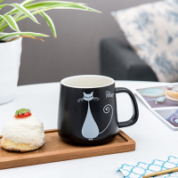 亿嘉IJARL 创意陶瓷杯子情侣水杯咖啡杯马克杯牛奶杯猫国物语系列