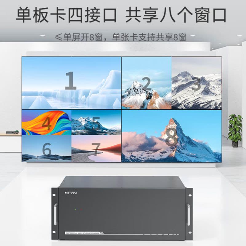 迈拓维矩 (MT-viki)16进12出拼接处理器 +4进4出矩阵套装 配16进16出板卡图片