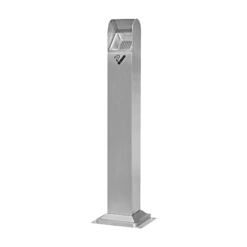 臻远ZY5070614 户外垃圾桶直投钢烟柱