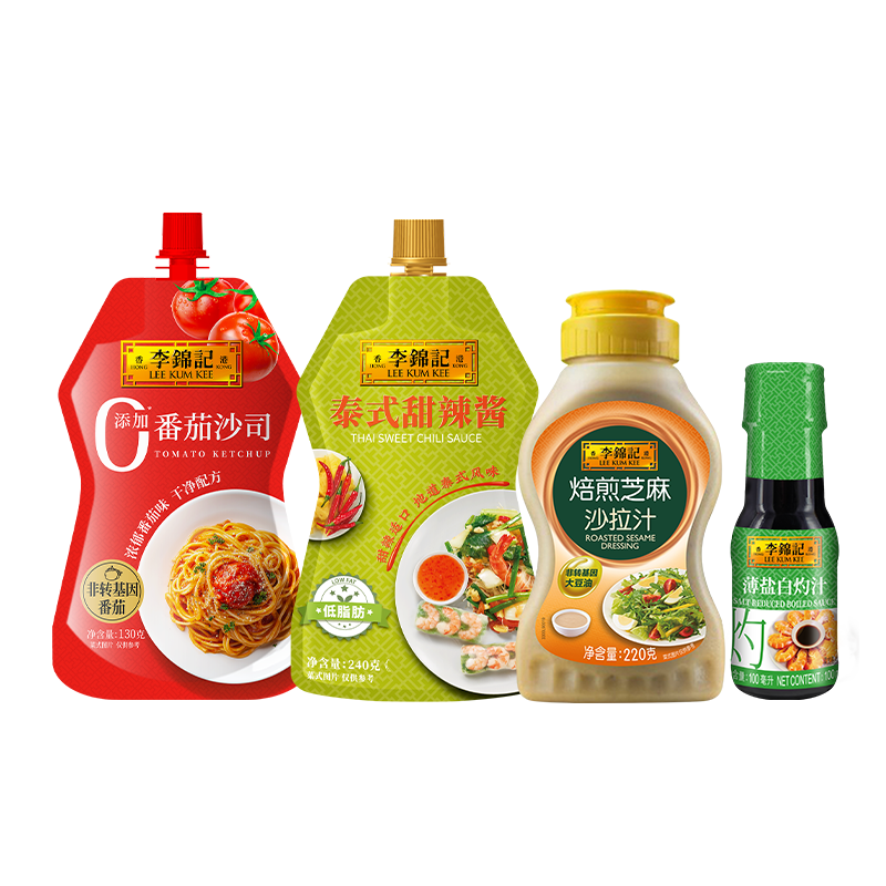 李锦记 蘸料小合集组合A款 (590g+100ml)HC