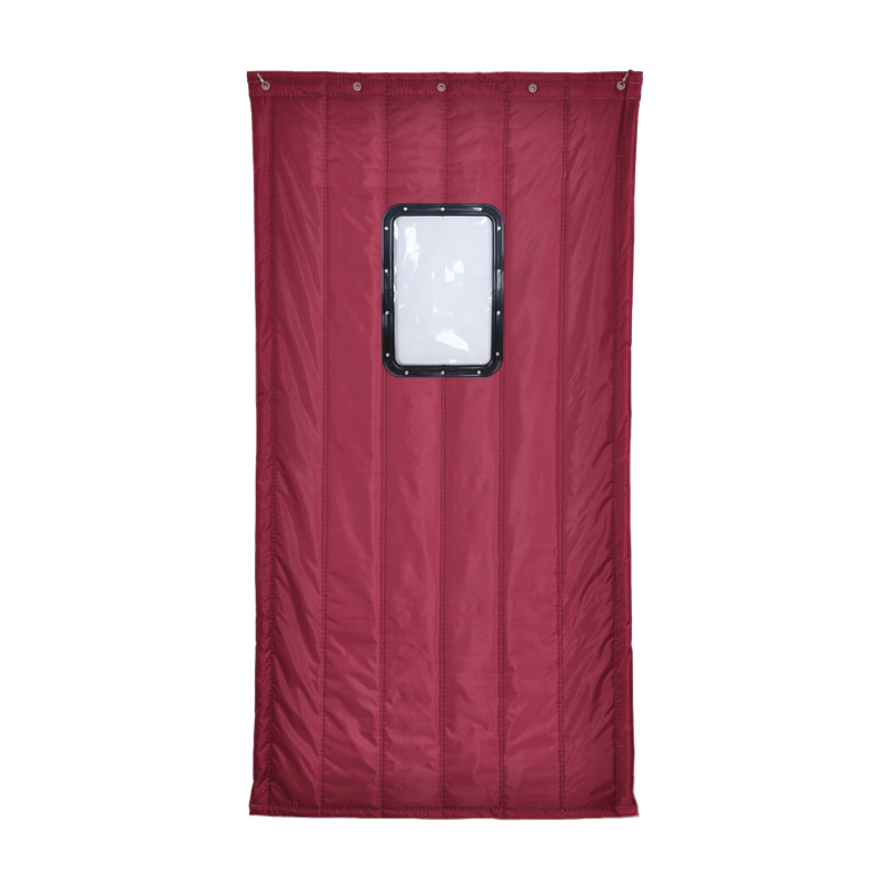 天空桥 棉门帘 MML-151酒红色40*60cm二层棉 平方米高清大图