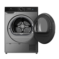 TCL 10公斤干衣机T200热泵式低50C温微柔烘干衣即停烘干机家用 50°C低温热泵微柔烘 干衣即停H100T200