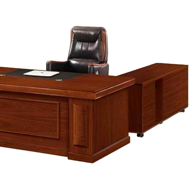 大央班台/办公桌B-32181 1800W*900D*760H 办公桌员工位单人办公桌组合简约现代办公室老板桌子高清大图