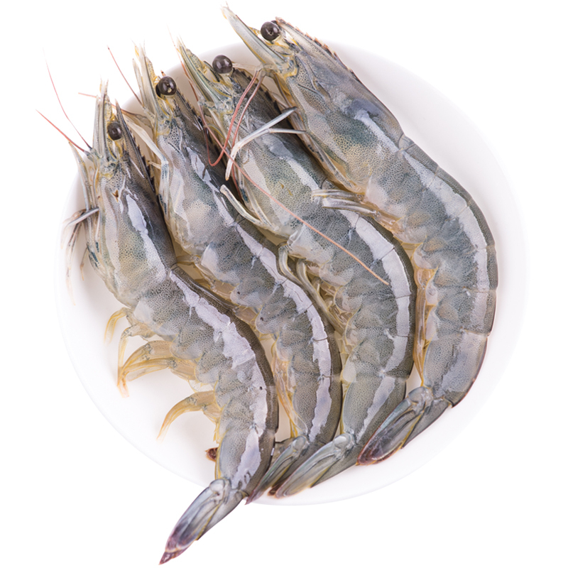 厄瓜多尔原装进口白虾18kg盒净重去冰36斤约90108只生鲜南美白对虾