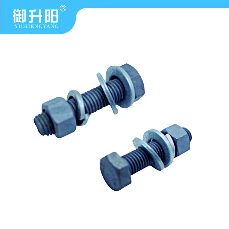 御升阳 热镀锌螺栓 M12*60 强度6.8级 每套高清大图