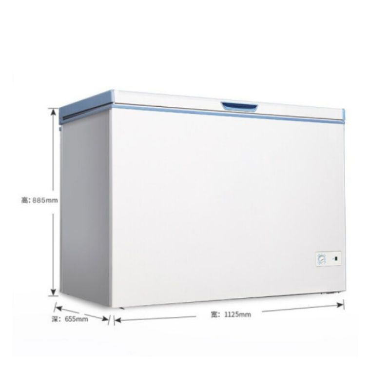 商用单温冰柜300升顶开门单箱变温冰箱冷藏冷冻冷柜bcbd300khat