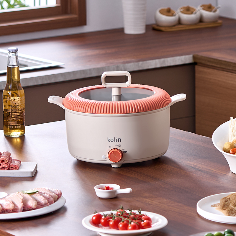 歌林(kolin) 多功能料理电火锅4L L-GL8090F