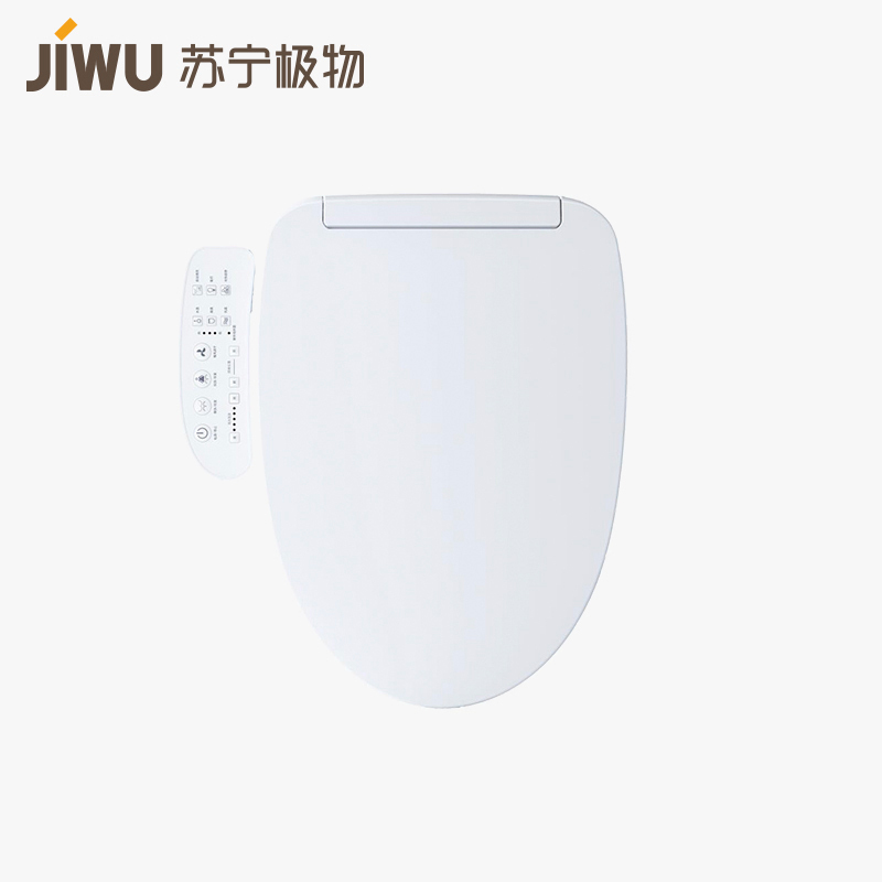 苏宁极物智能马桶盖家用即热式自动冲洗座圈加热烘干紫外杀菌坐便器盖板