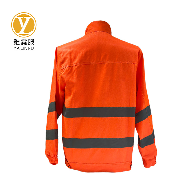 雅霖服 高可视性春秋季防护服可定制YLF-2628 套高清大图
