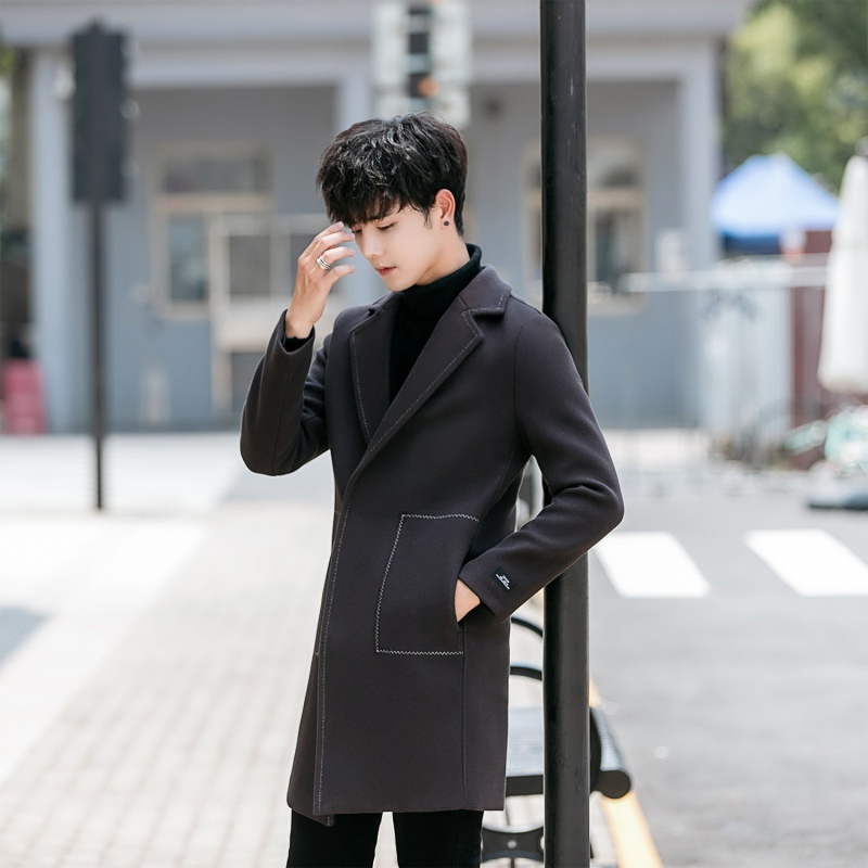 冬季风衣长款_风衣长款男冬季过膝