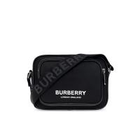 博柏利(BURBERRY)男士单肩包时尚简约可调式尼龙肩带休闲出行斜挎