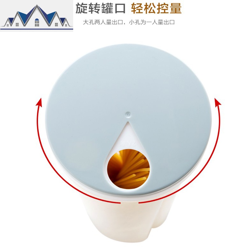 厨房装面条的盒子 五谷杂粮塑料储物罐 家用大容量食品密封收纳盒 三维工匠高清大图