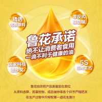 鲁花5S压榨一级花生油1L 食用油 粮油 礼品 家用炒菜 植物油 营养健康轻食 送礼佳品 物理压榨 香浓味美 团购