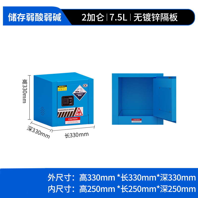 依韵珂2加仑防爆箱33*33*33cm台高清大图