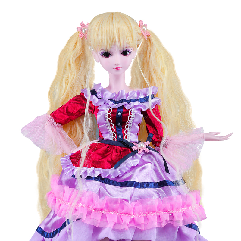 叶罗丽娃娃正品女孩儿童玩具夜萝莉仙子仿真洋娃娃辛灵仙子60cm视频