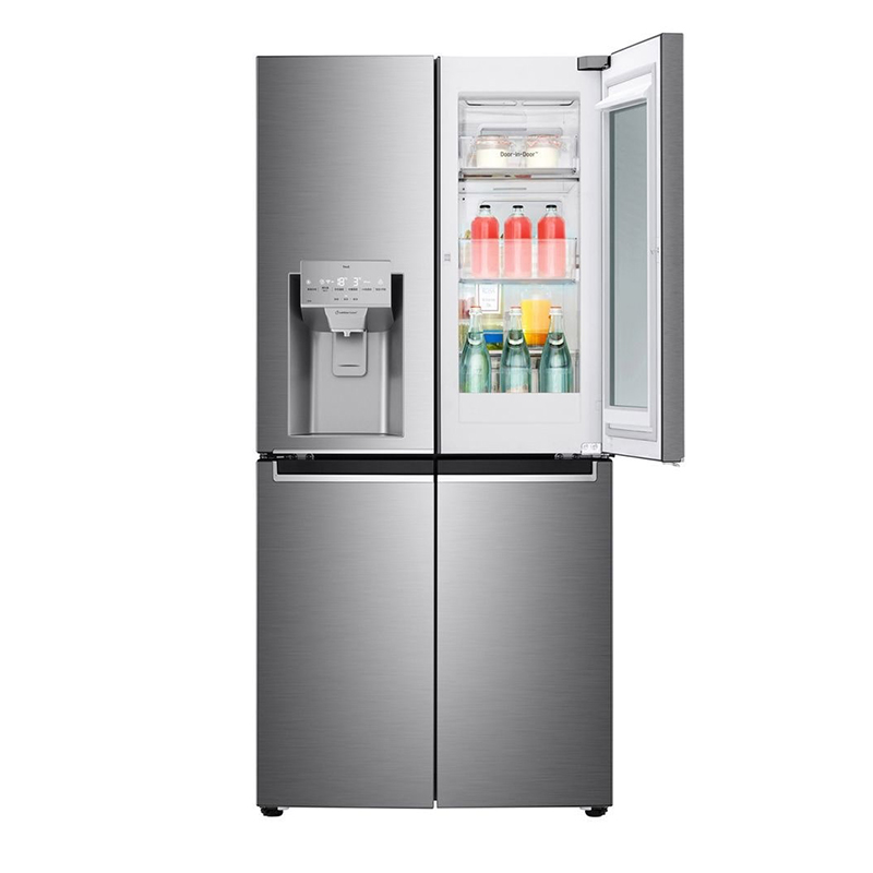 LG 508L十字四门透视窗敲一敲门中门制冰冰箱 F523MPZ88B高清大图