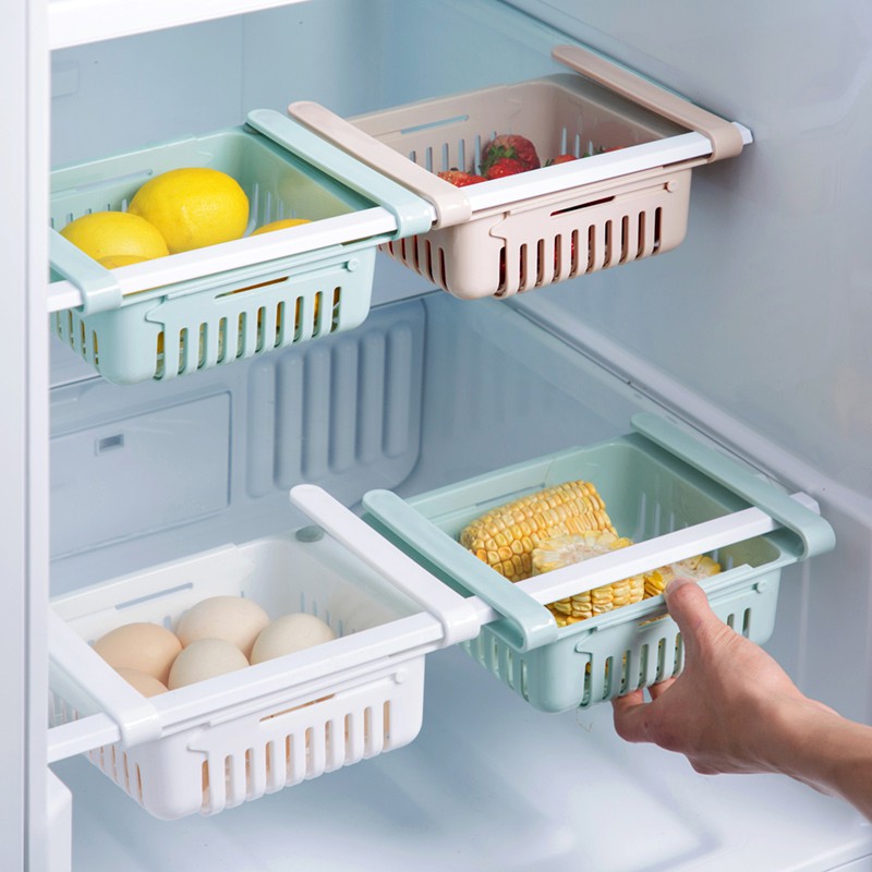 保鲜盒冰箱专用收纳盒子鸡蛋盒塑料食物水果分装盒厨房挂架收纳层架 三维工匠高清大图