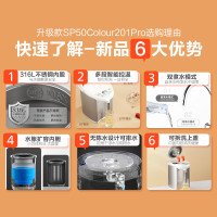 美的(Midea)电热水瓶MK-SP50Colour201Pr烧水壶电热水壶自动恒温家用智能保温316不锈钢大容量电水瓶