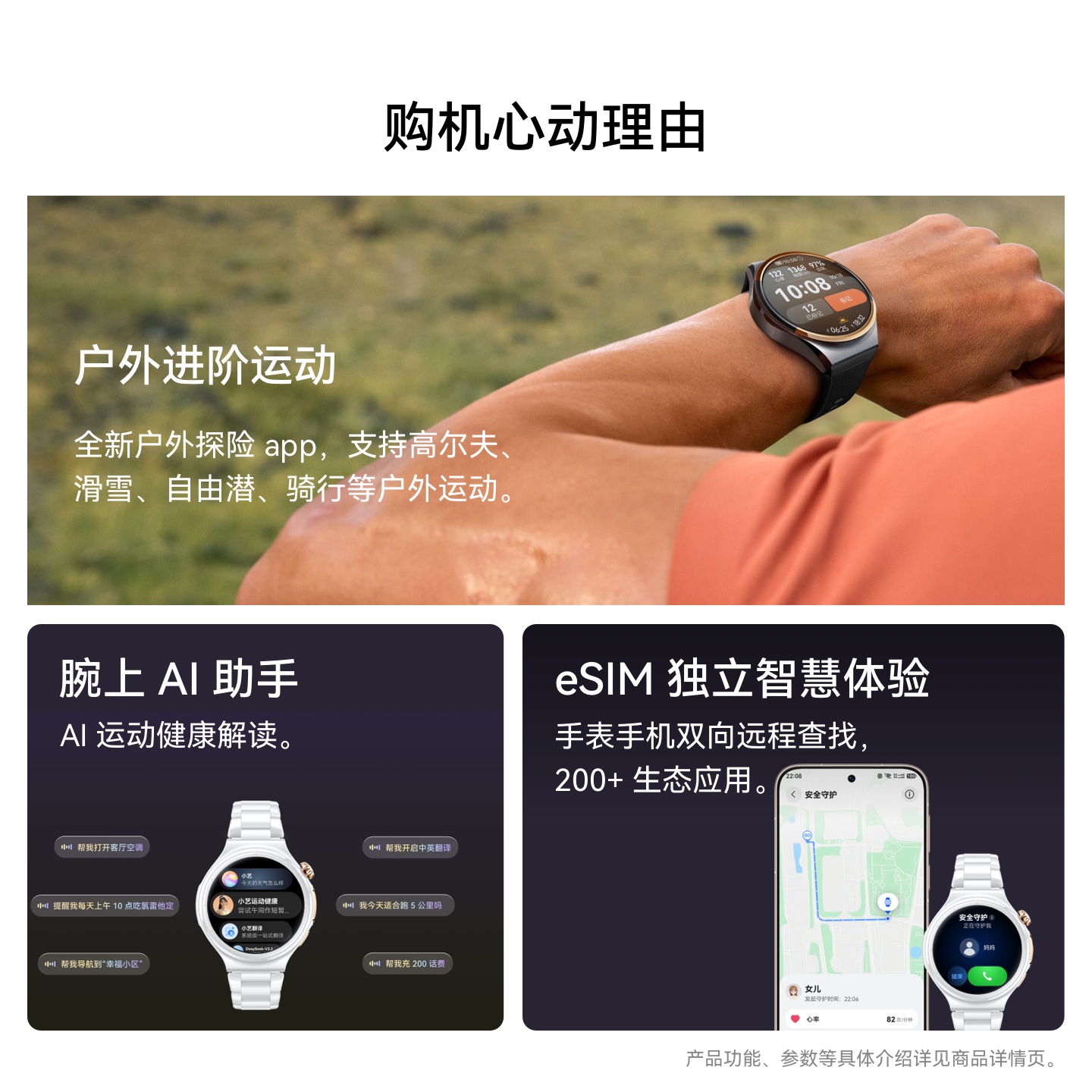HUAWEI WATCH 6 Pro NIZ-AL00 46mm(深锖色钛金属表带) 太空探索 华为智能通话手表高清大图