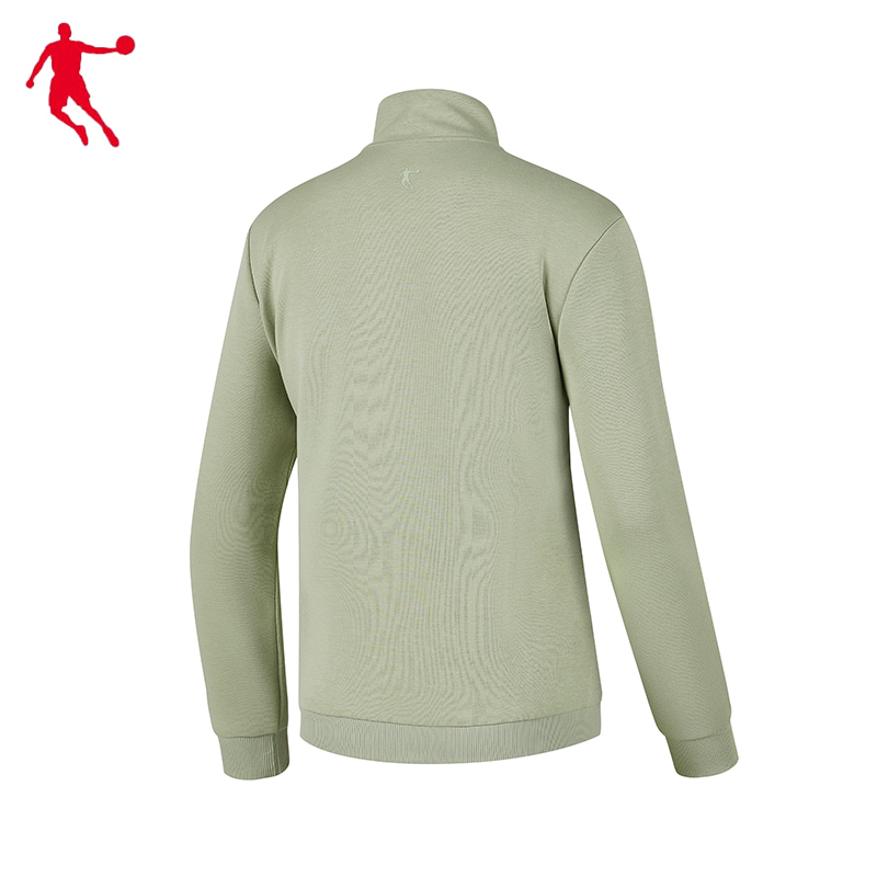 乔丹运动外套针织上衣中性款运动外套kwd41213294灰花灰3xl码件