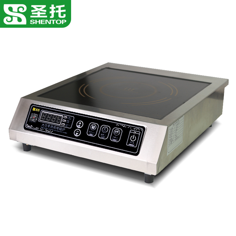 圣托（Shentop）商用电磁炉 3500W大功率平面电炒灶 食堂饭店炒菜猛火炉 多功能煲汤炉 DST-PM35