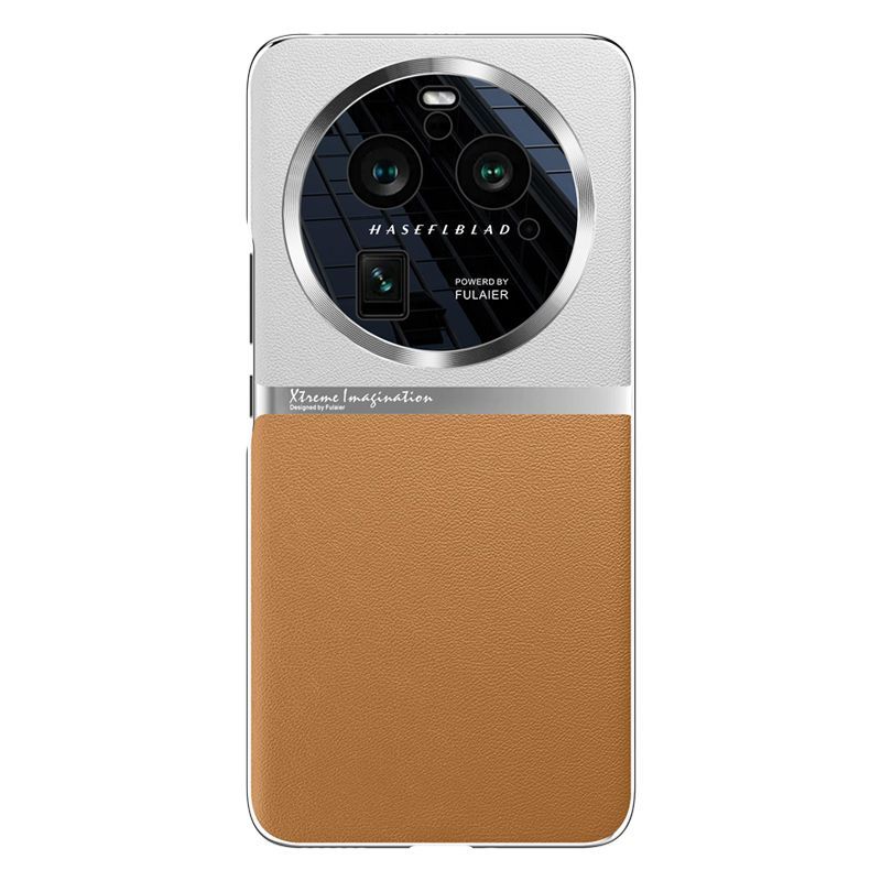 圣幻 oppo findX6pro手机壳findx6素皮保护套防摔简约时尚磨砂全包边高清大图