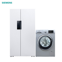 [冰洗套装/套餐]西门子KA92NE02TI+WD12G4681W 610升风冷无霜对开门冰箱+8公斤洗干一体洗衣机