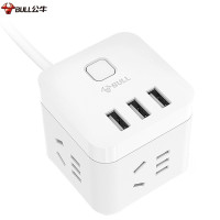 公牛(BULL) GN-U303U 1.5米三位插座