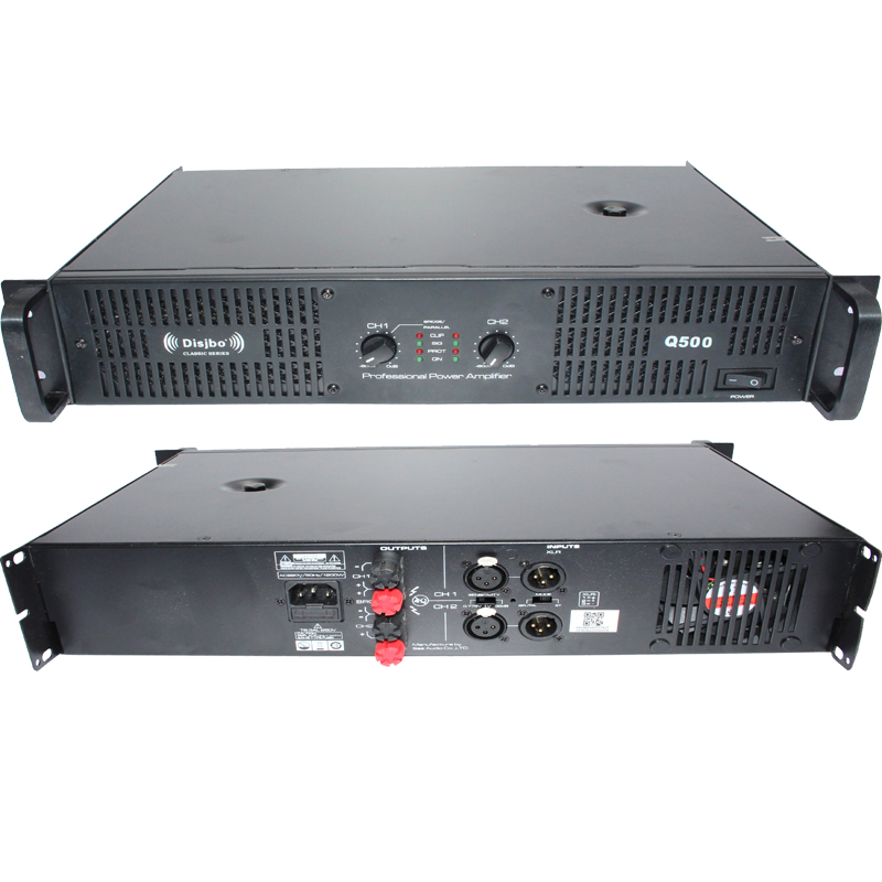 迪玠宝(DISJBO)Q500 500W纯后级功率放大器 专业会议室 舞台 户外扩声 功率放大器高清大图
