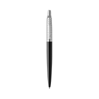 派克PARKER 签字笔 乔特邦德街黑色网格白夹凝胶水笔 中性笔 学生办公通用日常书写按动式原子笔0.55mm笔芯