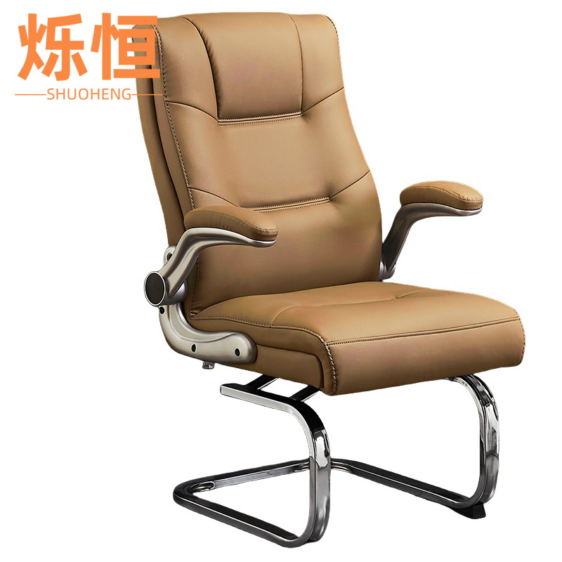 烁恒老板椅头层牛皮把高清大图