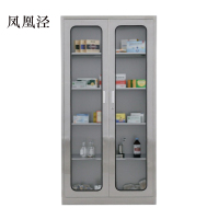 凤凰泾文件柜不锈钢柜子储物柜资料柜档案柜带锁文件柜304通玻文件柜