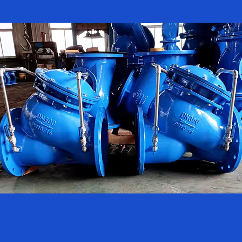 XH隔膜式止回阀水泵控制阀防水锤倒消声缓闭水利控制阀DN65 /批发高清大图