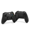 XBOX Series X/S 新蓝牙手柄 无线控制器 Steam PC游戏手柄 磨砂黑+原装二代无线适配器+专用电池