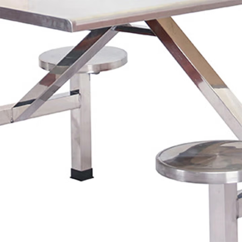 合祥源 连体餐桌椅组合 1100*600*750mm QX-CZ21 单位:张高清大图