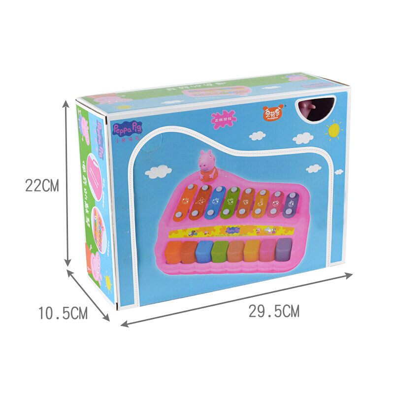 小猪佩奇（Peppa Pig）儿童敲琴玩具多功能早教益智音乐器玩具
