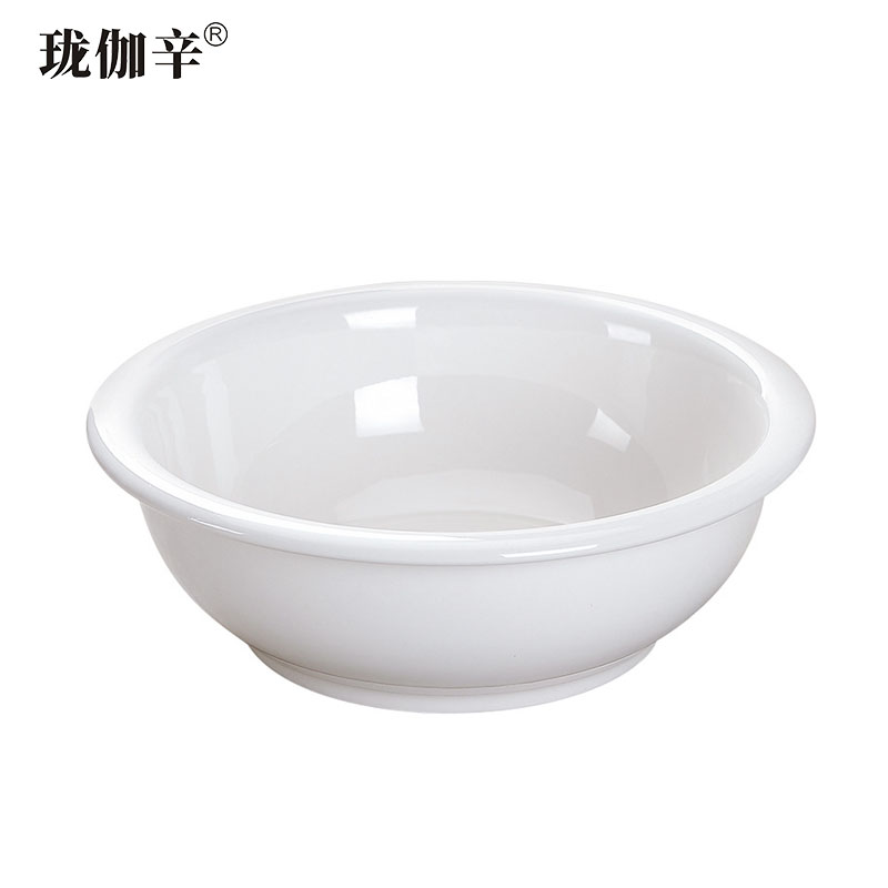 珑伽辛 白色陶瓷大汤碗 汤盆 10英寸/个 10英寸