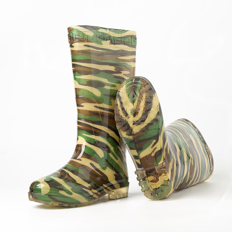 谐晟雨靴pvc防滑防水鞋男加厚耐磨劳保工地胶鞋雨靴