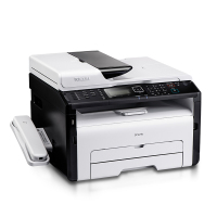 理光(RICOH) SP 221SF A4黑白激光打印机 四合一 带输稿器配置 (打印/复印/扫描/传真 23页/分钟)
