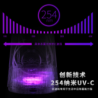 韩国大宇(DAEWOO)隐藏风叶式电风扇F10无叶风扇 电风扇净化扇3档调节 家用循环节能低噪塔扇台立式落地扇
